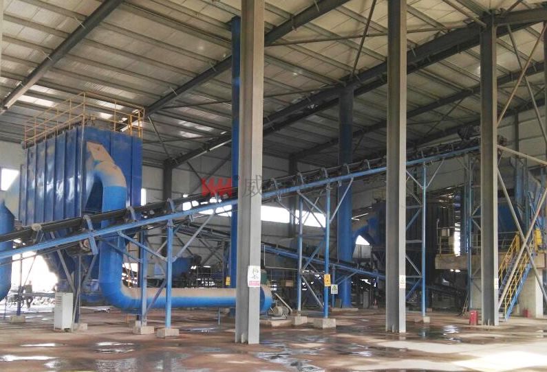 构筑垃圾处置出产线-湘潭项目现场